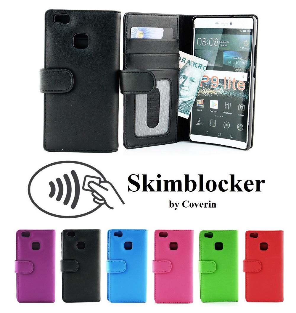 Skimblocker Lommebok-etui Huawei P9 Lite (VNS-L31)