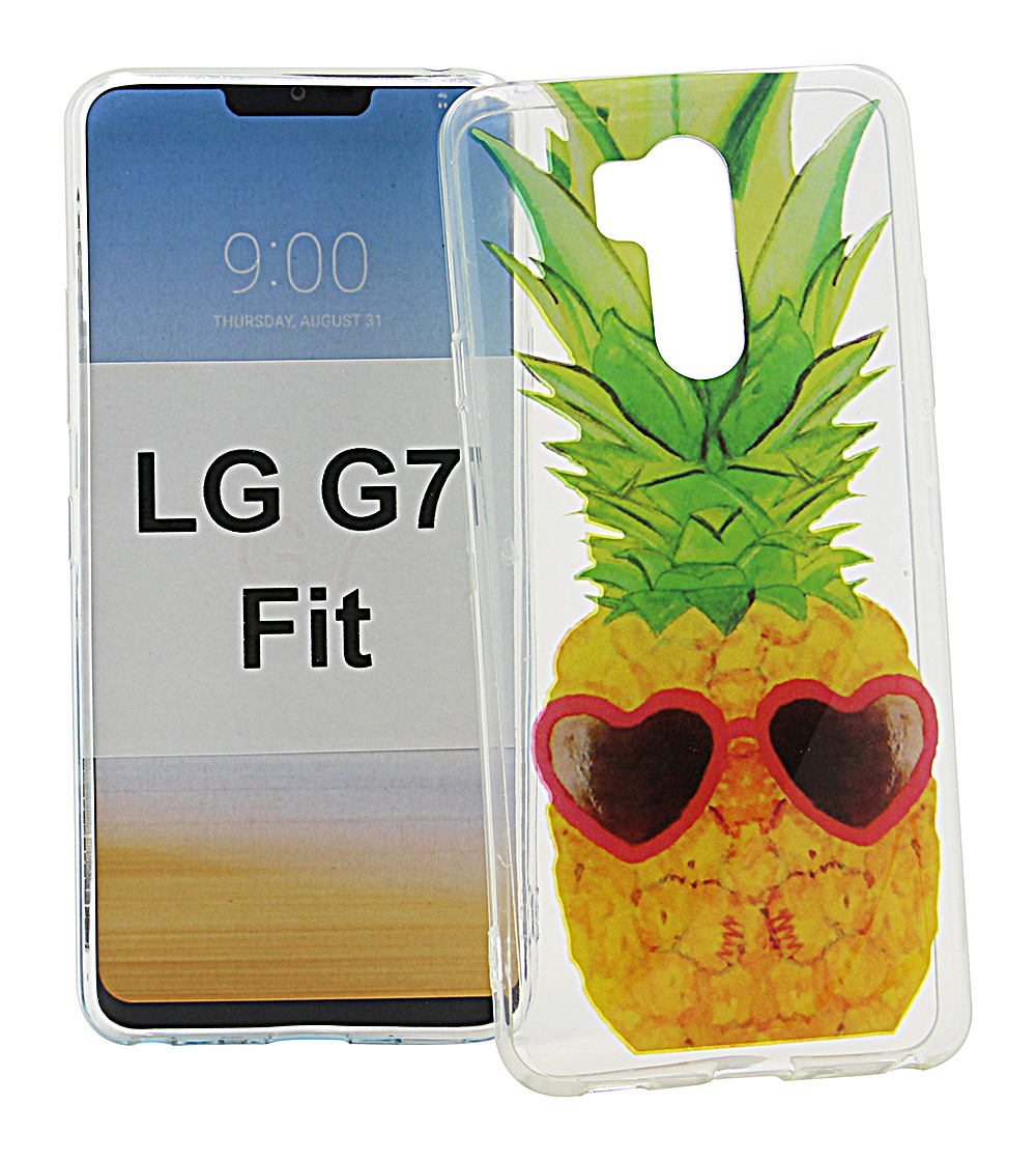 TPU Designdeksel LG G7 Fit (LMQ850)