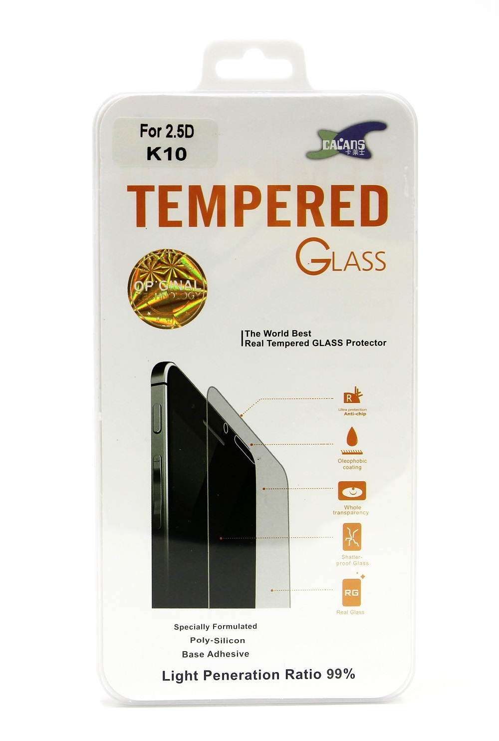 Glassbeskyttelse LG K10 (K420N)