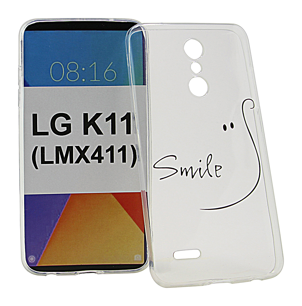 TPU Designdeksel LG K11 (LMX410)