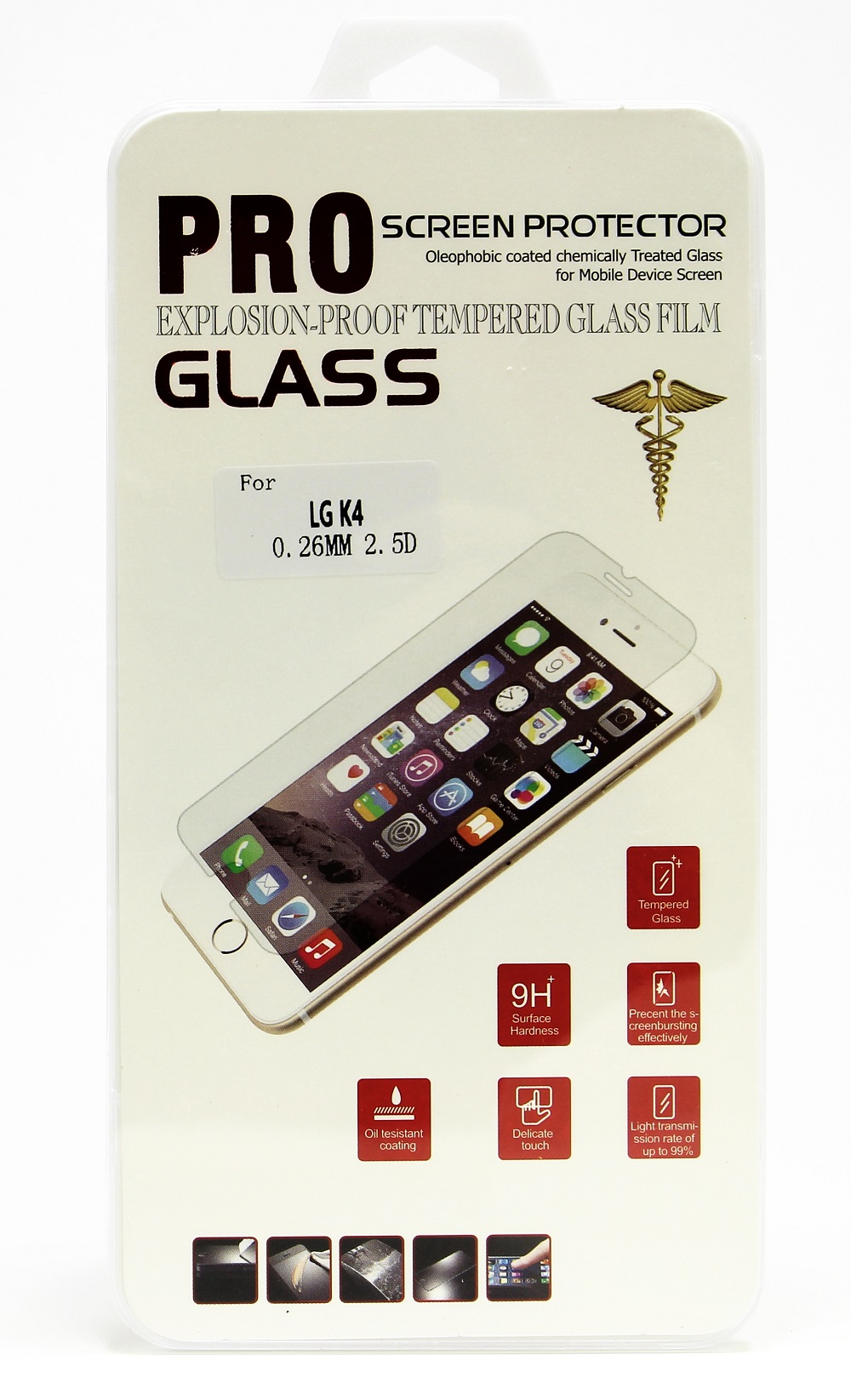 Glassbeskyttelse LG K4 (K120E)
