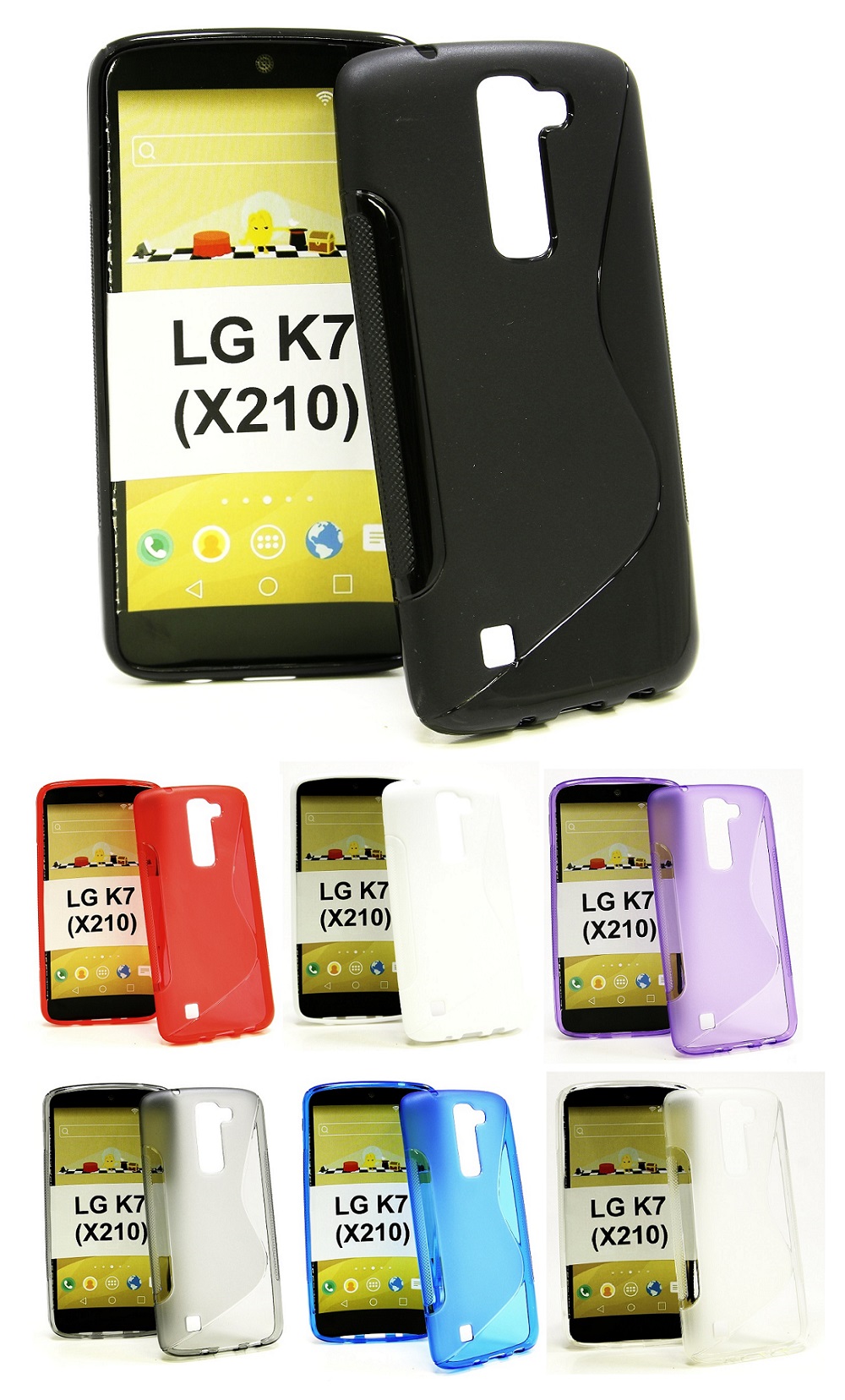 S-Line Deksel LG K7 (X210)
