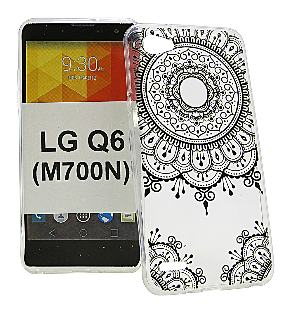 TPU Designdeksel LG Q6 (M700N)