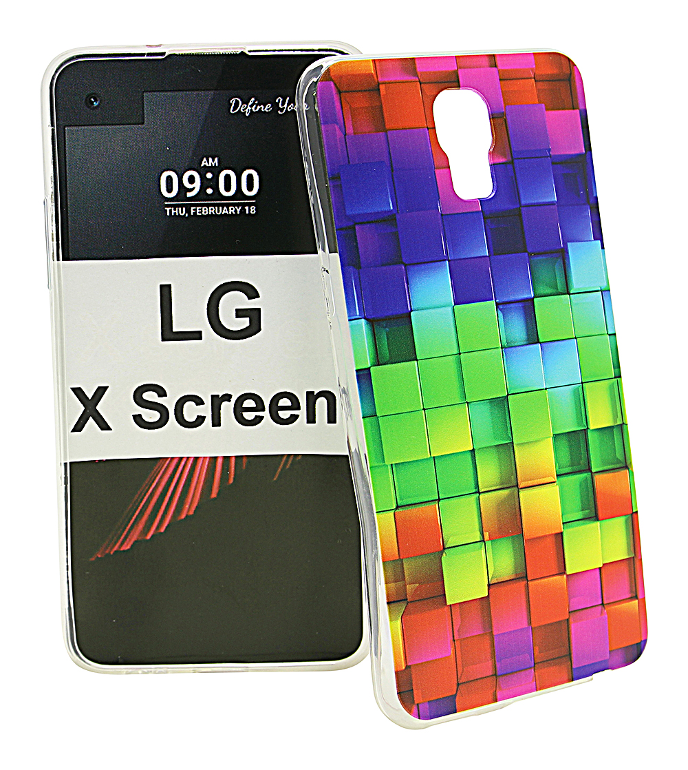 TPU Designdeksel LG X Screen (K500N)