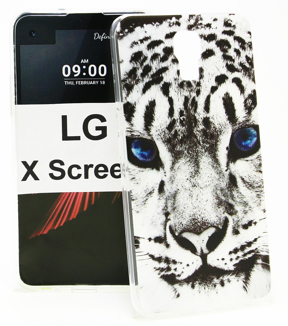 TPU Designdeksel LG X Screen (K500N)