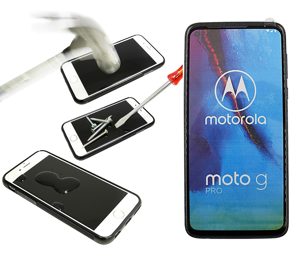 Full Frame Skjermbeskyttelse av glass Motorola Moto G Pro