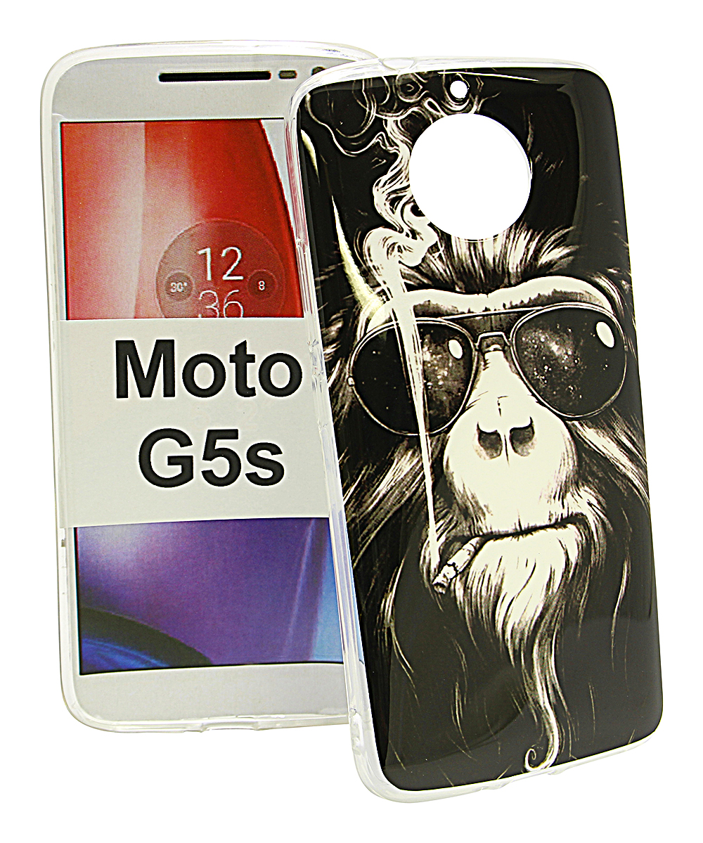 TPU Designdeksel Moto G5s