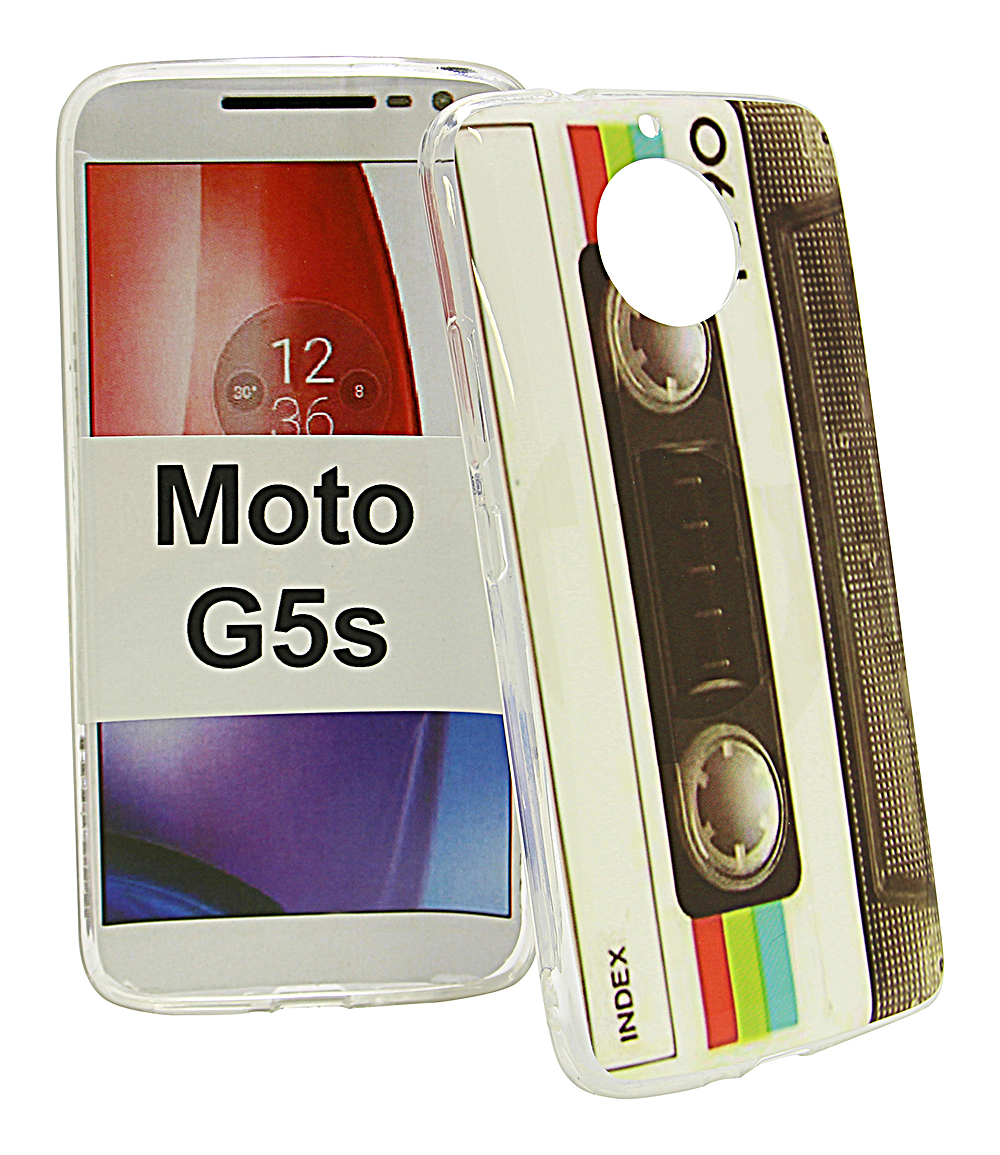 TPU Designdeksel Moto G5s