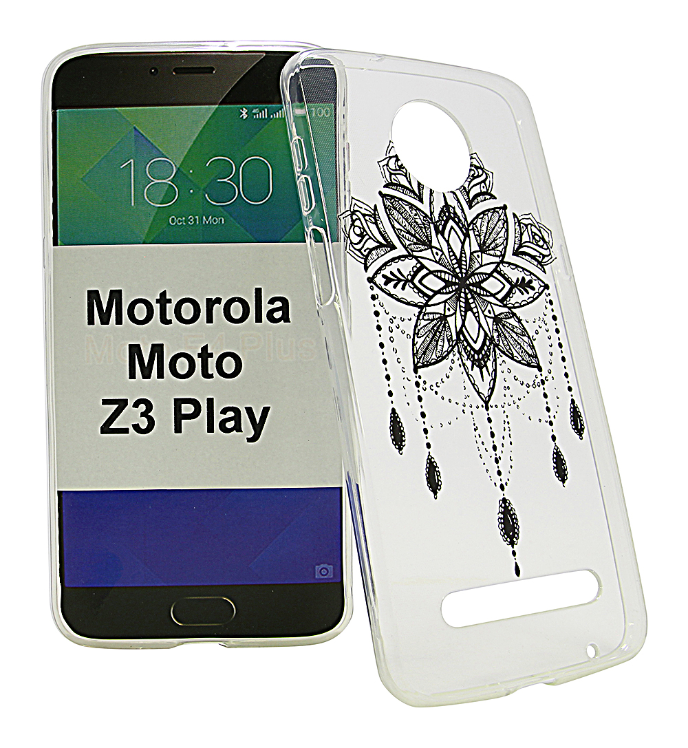 TPU Designdeksel Motorola Moto Z3 Play