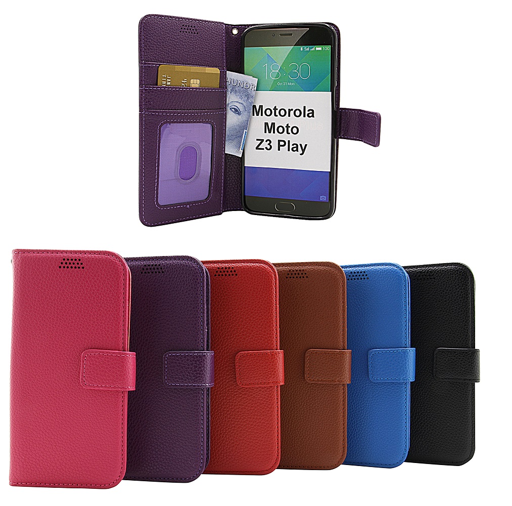 New Standcase Wallet Motorola Moto Z3 Play