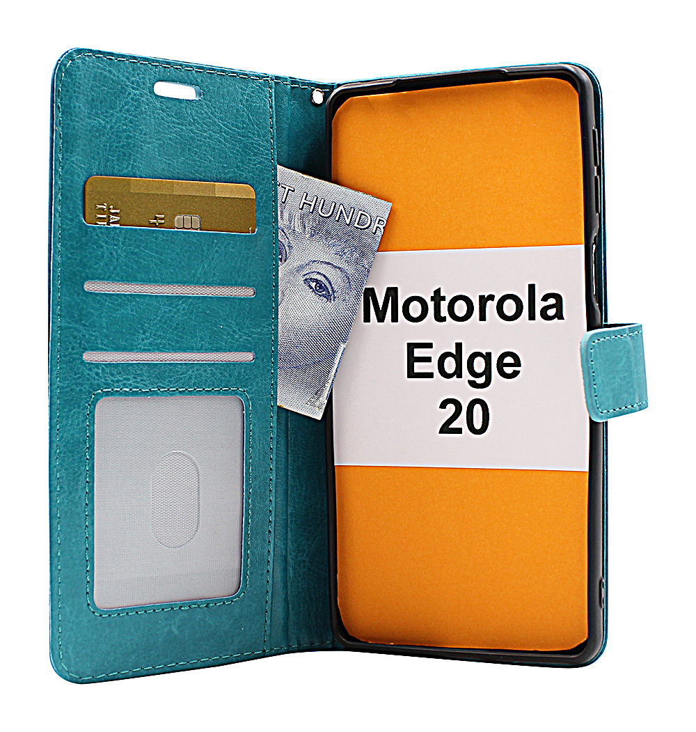 Crazy Horse Wallet Motorola Edge 20