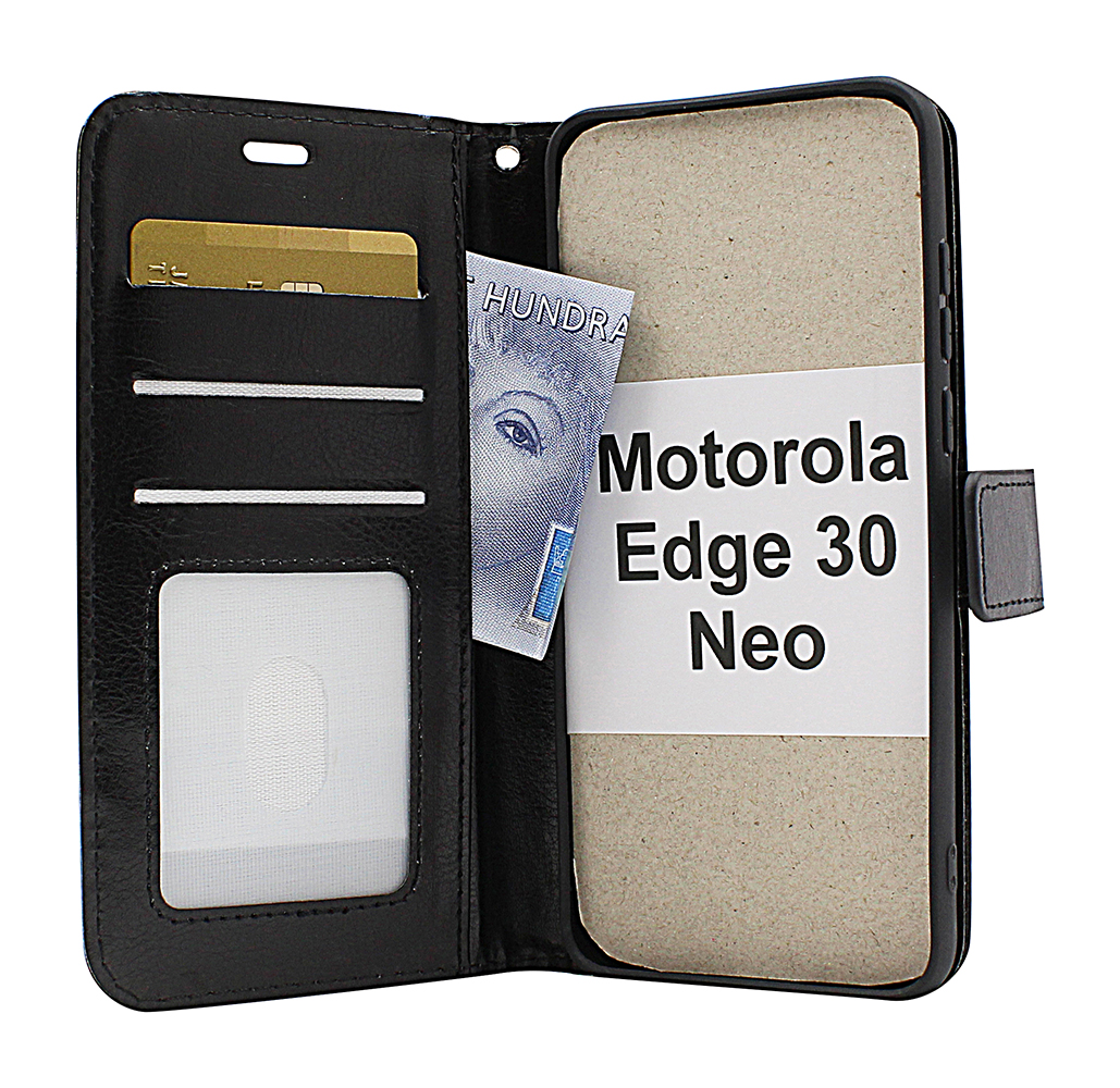 Crazy Horse Wallet Motorola Edge 30 Neo 5G