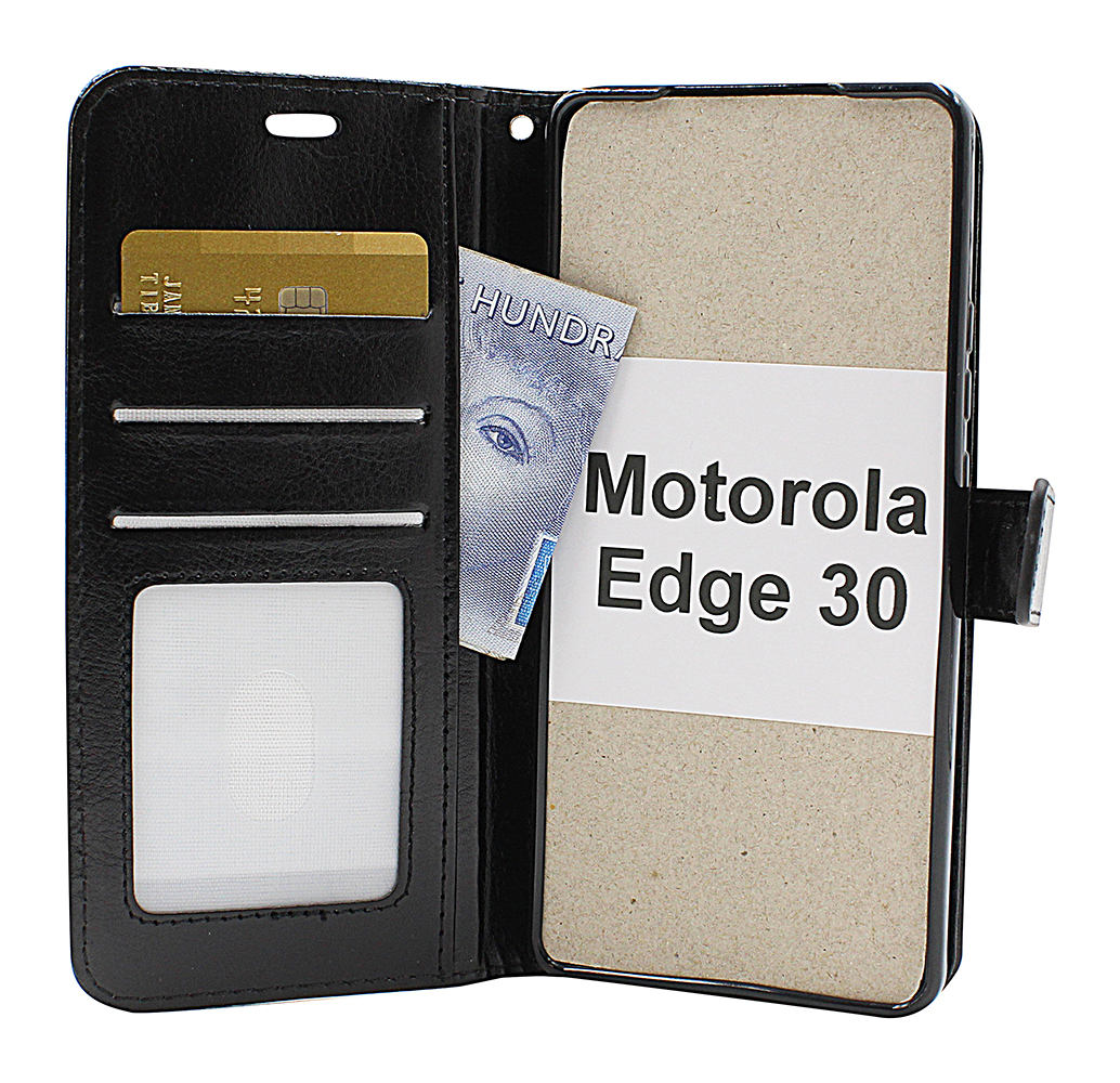 Crazy Horse Wallet Motorola Edge 30