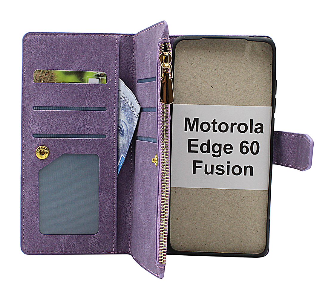 XL Motorola Edge 60 / 60 Fusion Luksus Lommebok Deksel