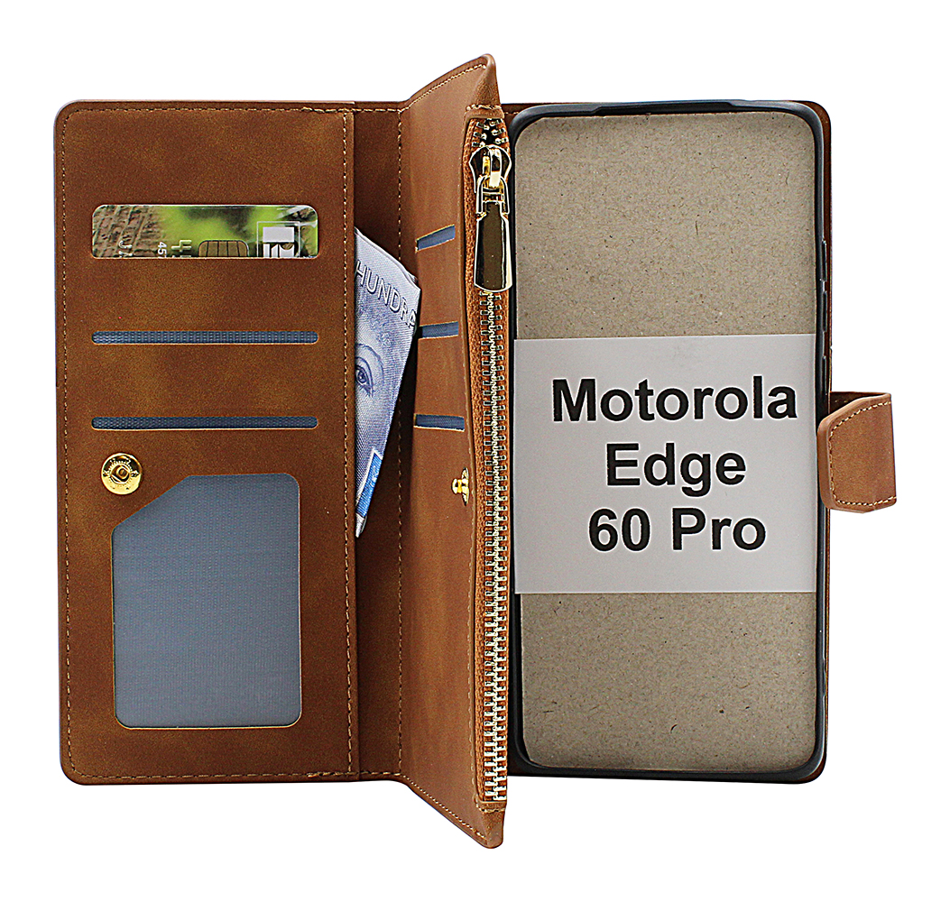 XL Motorola Edge 60 Pro Luksus Lommebok Deksel