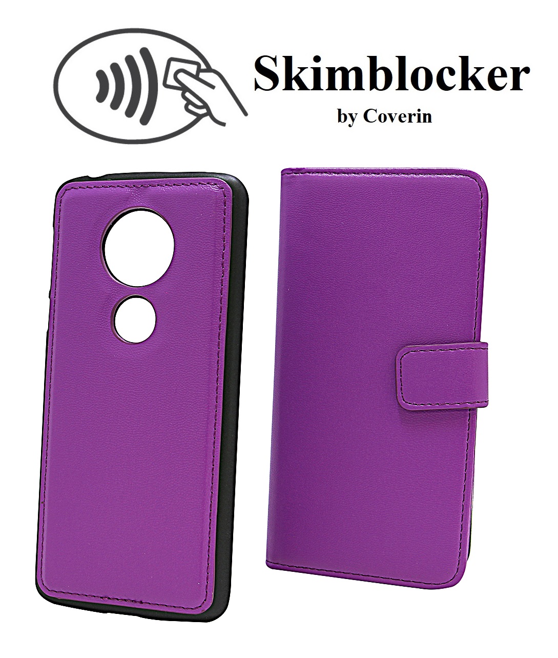 Skimblocker Magnet Wallet Motorola Moto E5 / Moto E (5th gen)