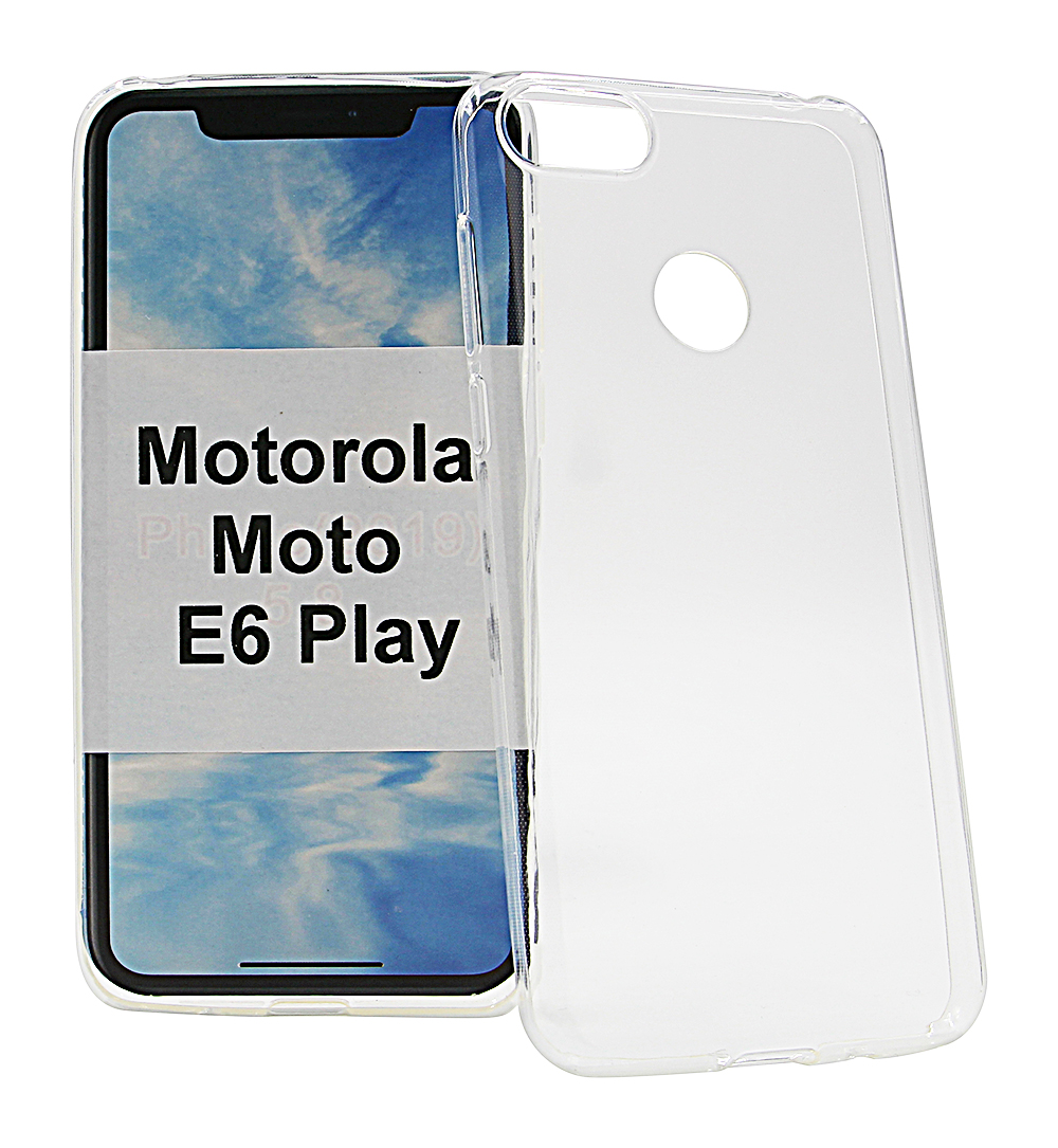 Ultra Thin TPU Deksel Motorola Moto E6 Play