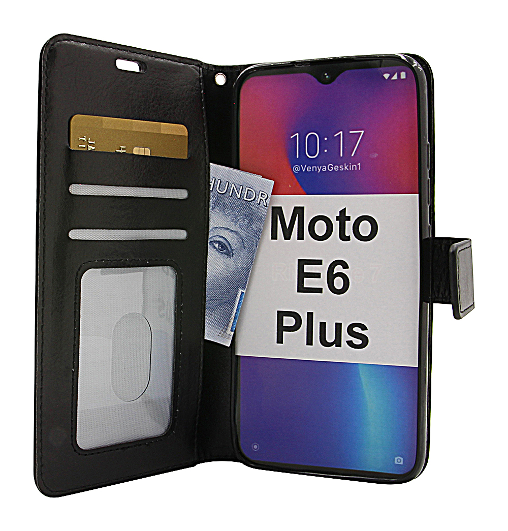 Crazy Horse Wallet Motorola Moto E6 Play