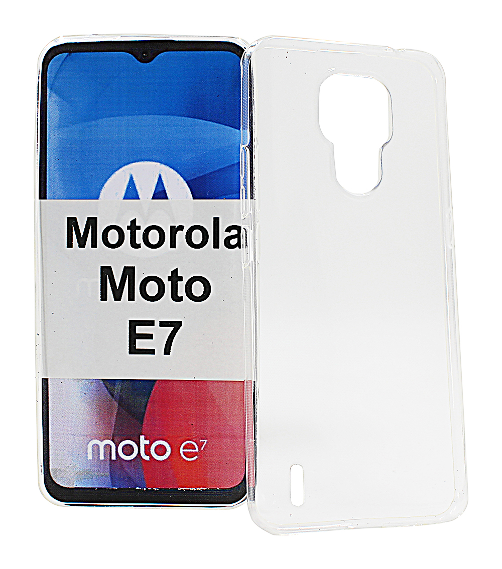 Ultra Thin TPU Deksel Motorola Moto E7