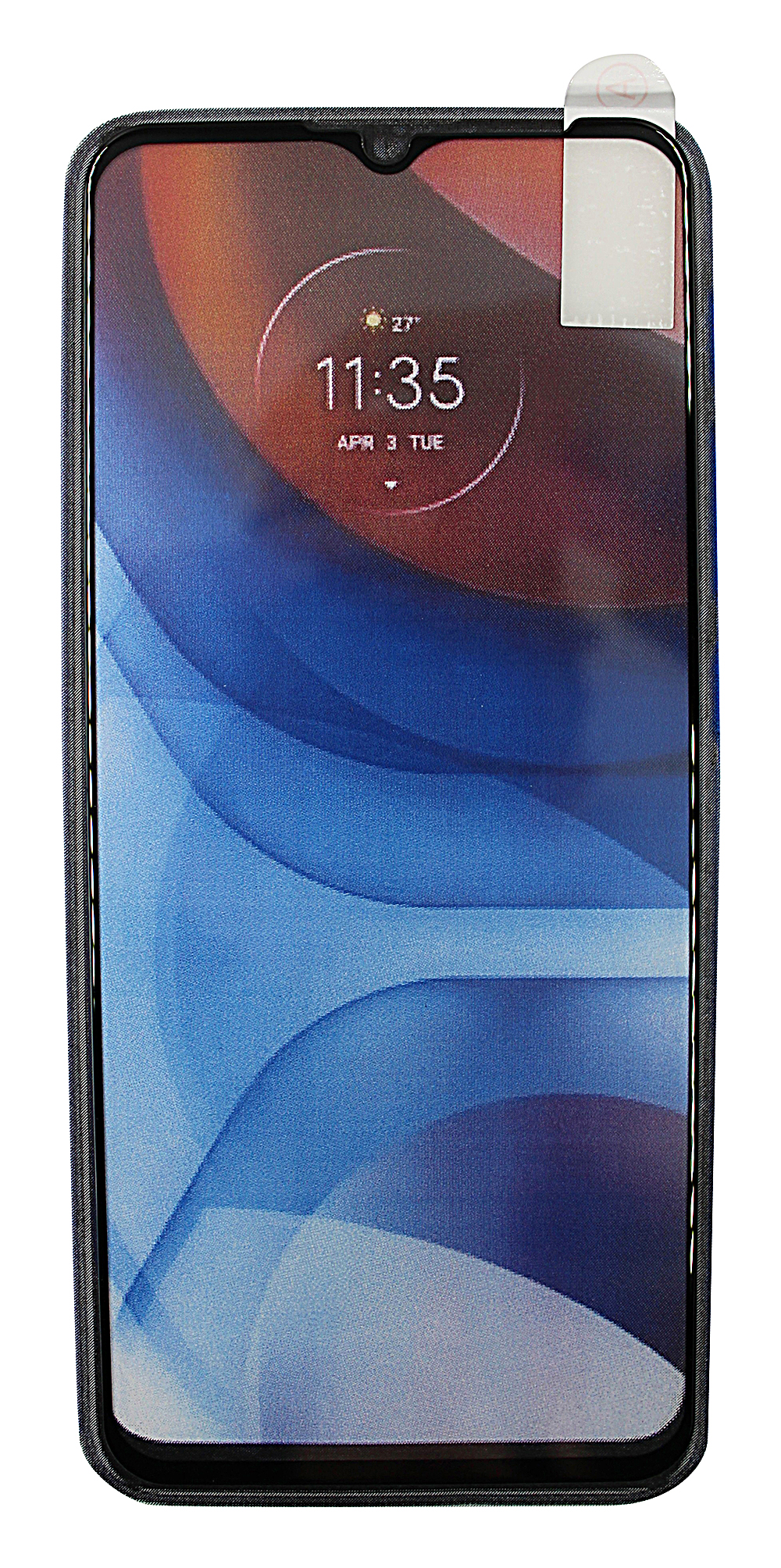 Full Frame Skjermbeskyttelse av glass Motorola Moto E7i Power