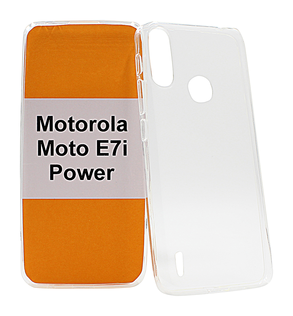 Ultra Thin TPU Deksel Motorola Moto E7i Power