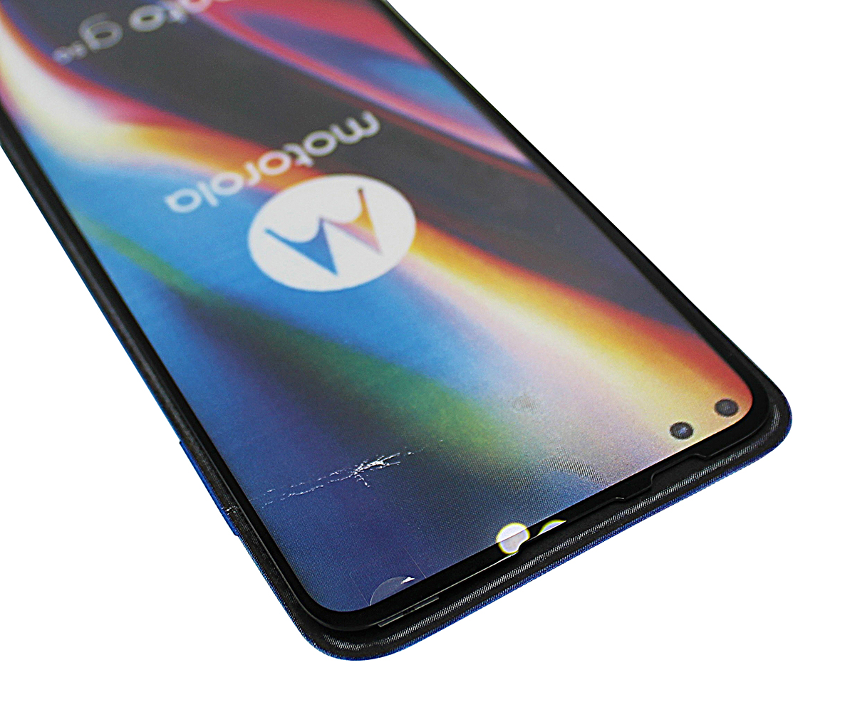 Full Frame Skjermbeskyttelse av glass Motorola Moto G 5G Plus