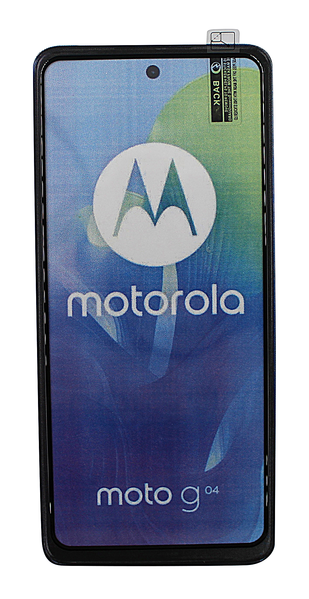 Full Frame Skjermbeskyttelse av glass Motorola Moto G04