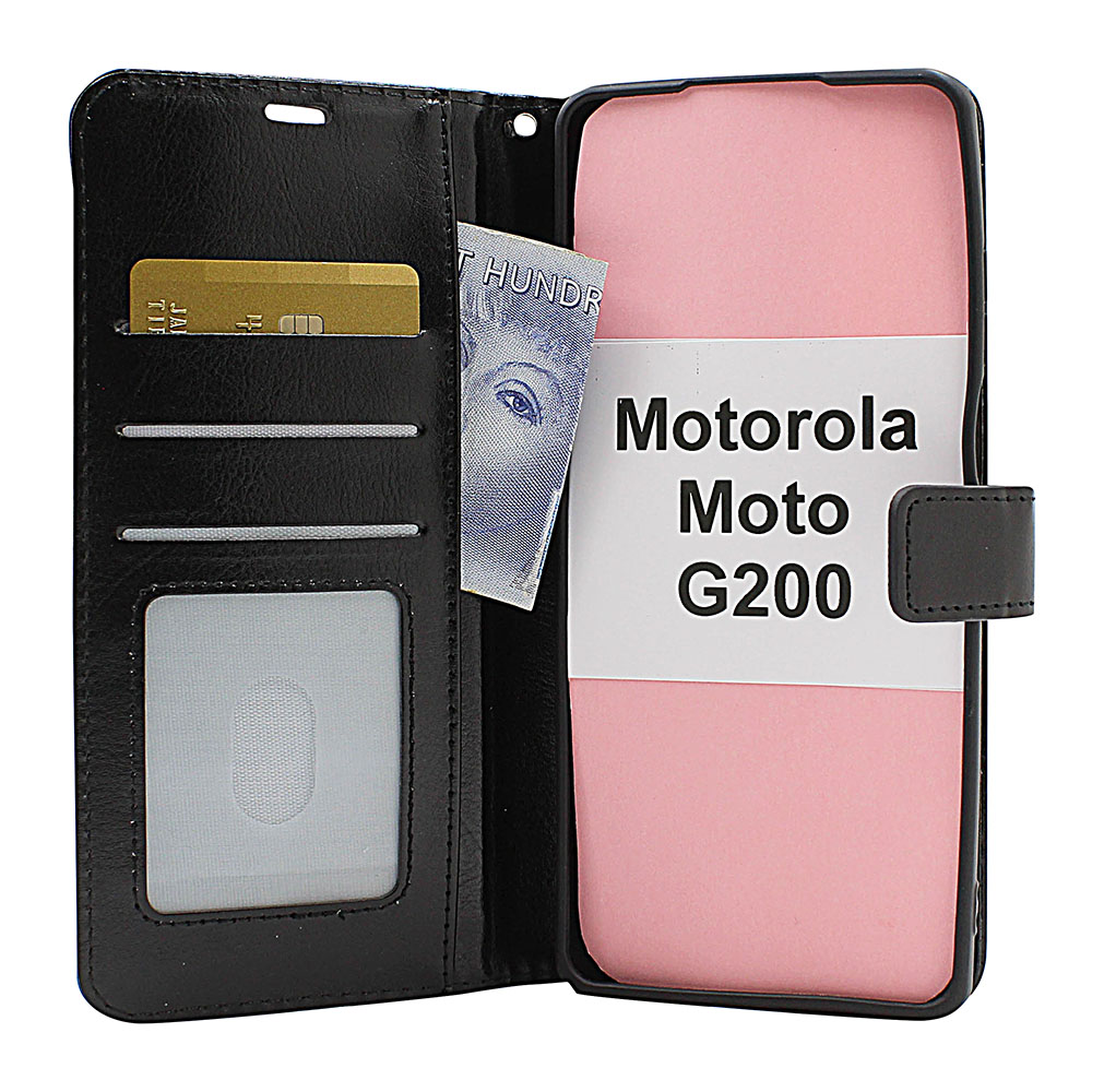 Crazy Horse Wallet Motorola Moto G200