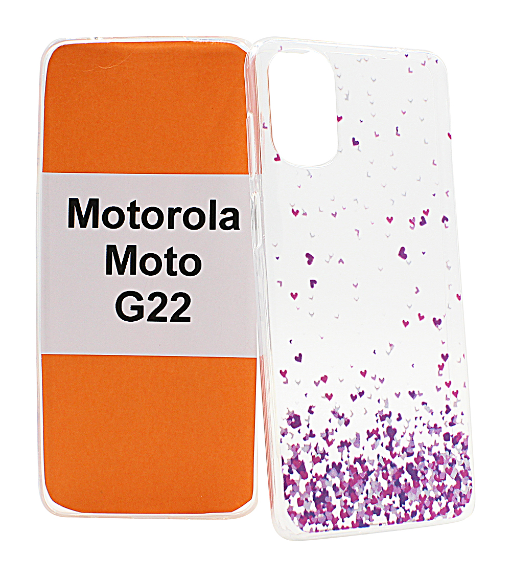 TPU Designdeksel Motorola Moto G22