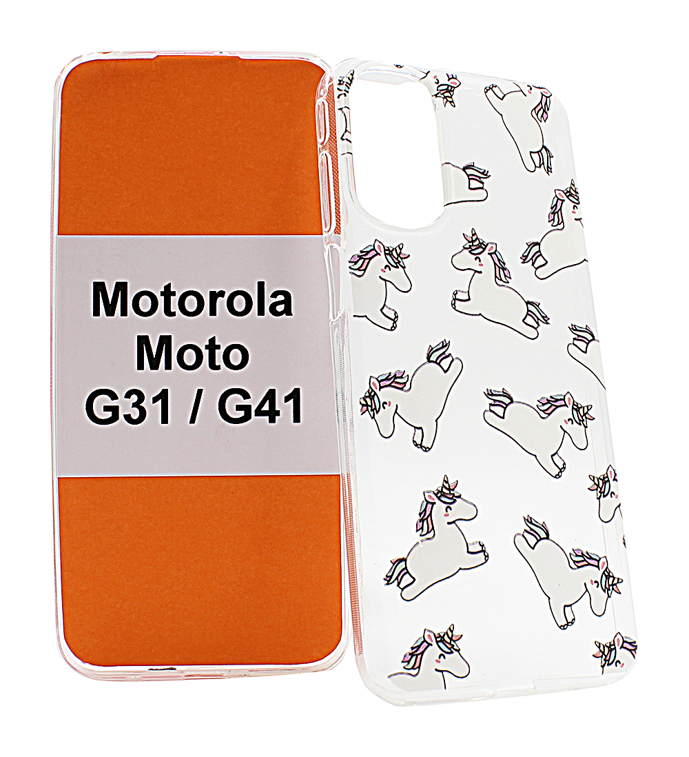 TPU Designdeksel Motorola Moto G31/G41
