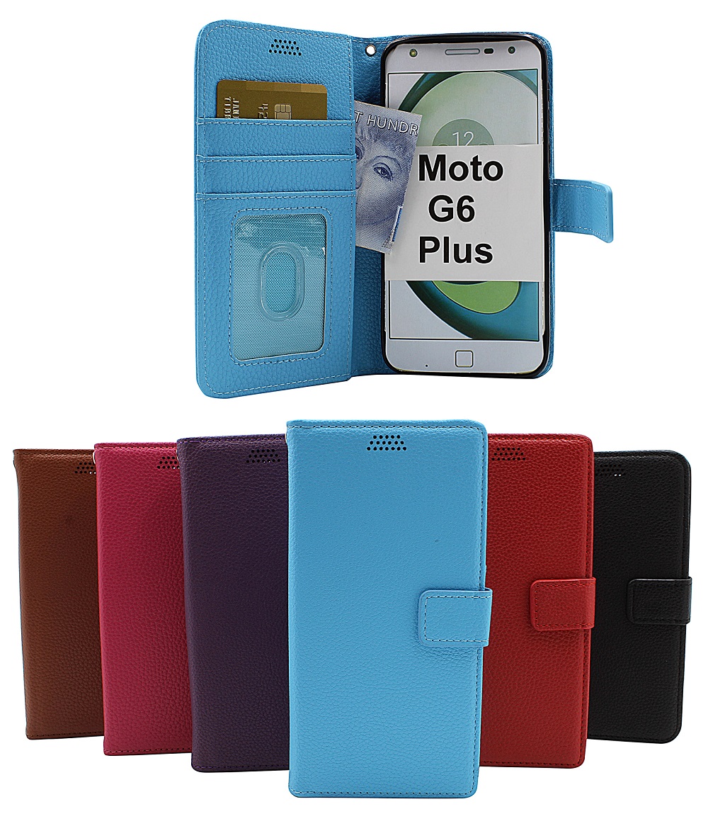 New Standcase Wallet Motorola Moto G6 Plus