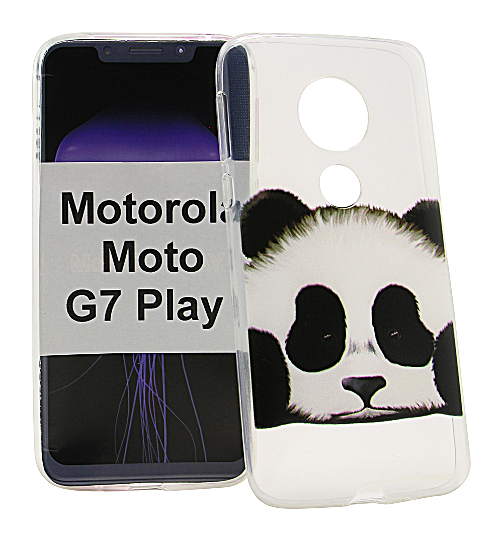 TPU Designdeksel Motorola Moto G7 Play