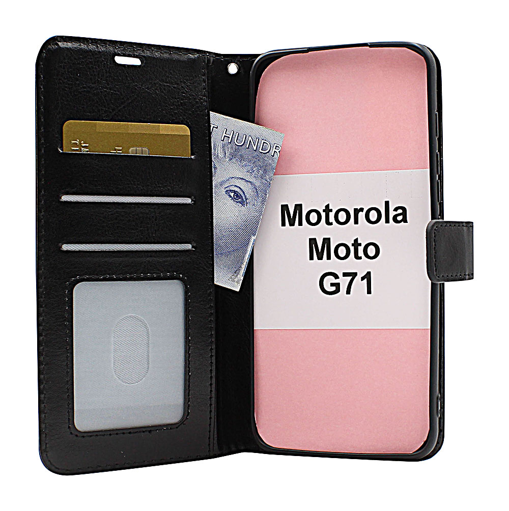 Crazy Horse Wallet Motorola Moto G71