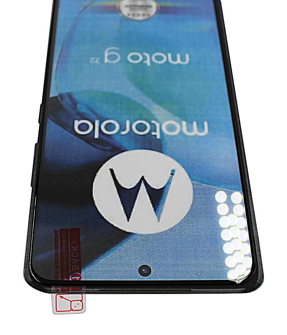 Full Frame Skjermbeskyttelse av glass Motorola Moto G72