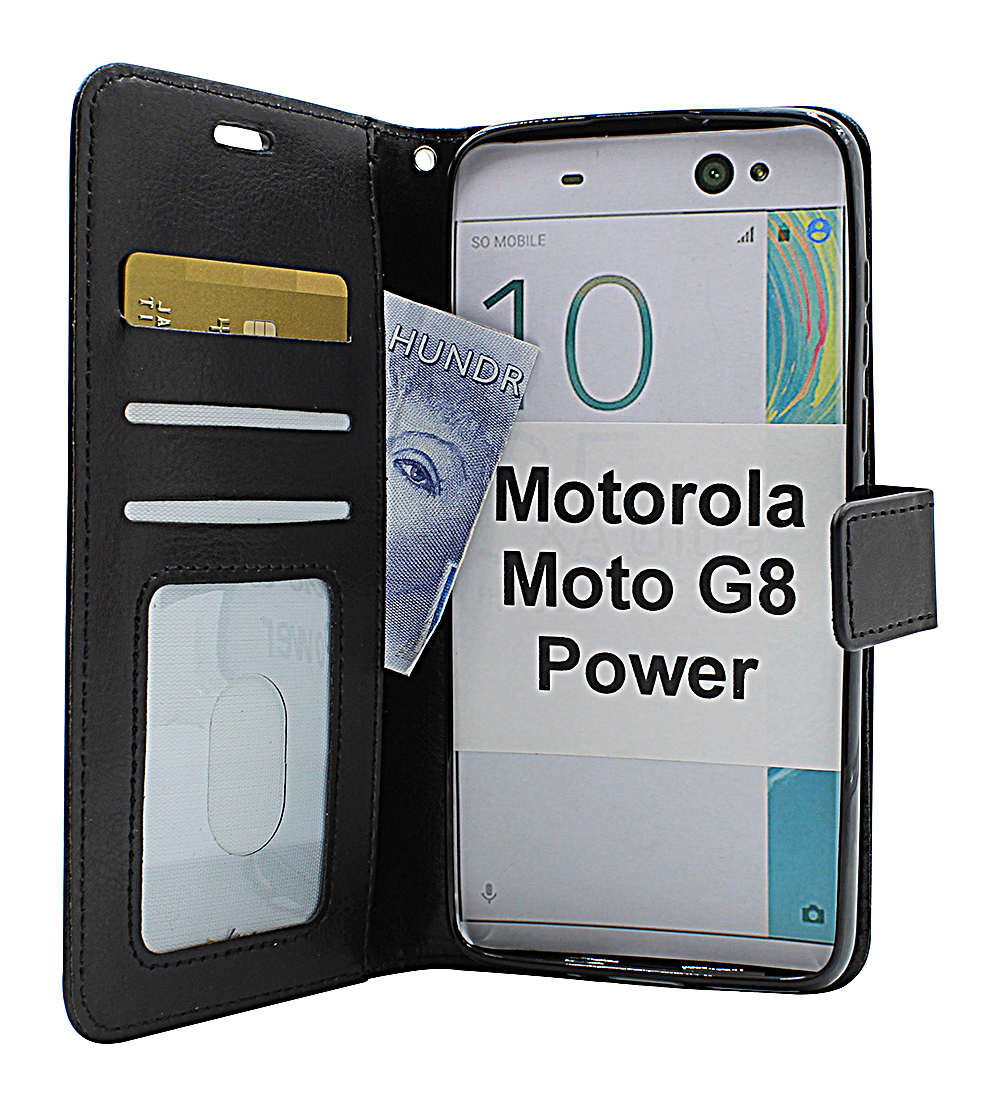 Crazy Horse Wallet Motorola Moto G8 Power