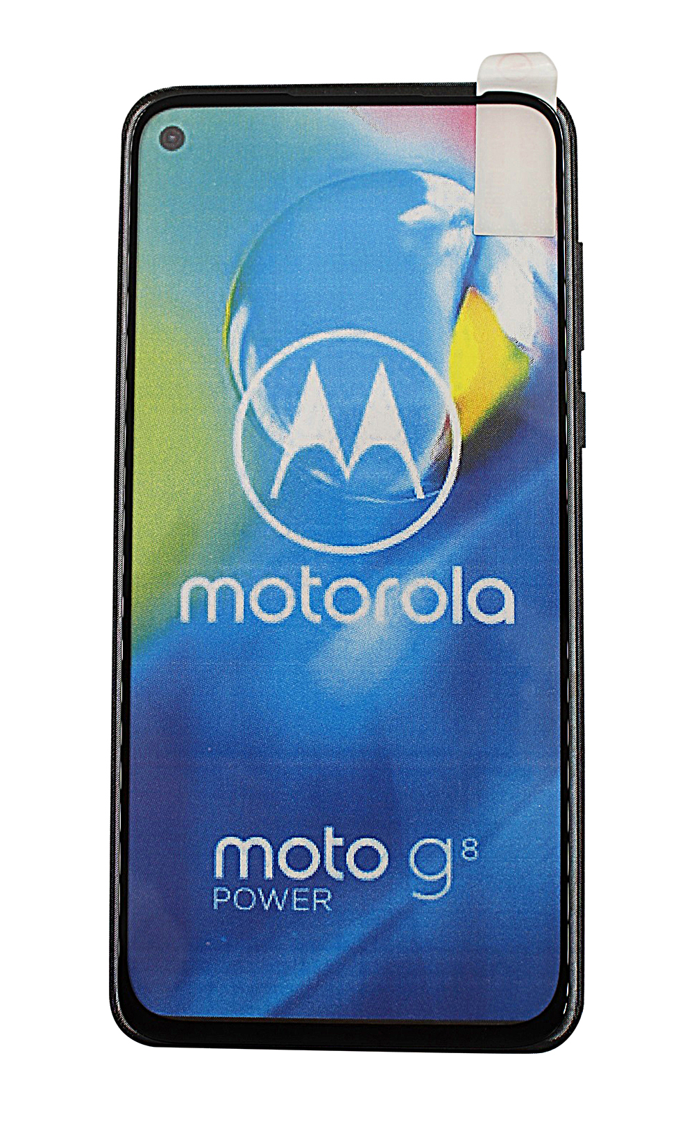 Full Frame Skjermbeskyttelse av glass Motorola Moto G8 Power