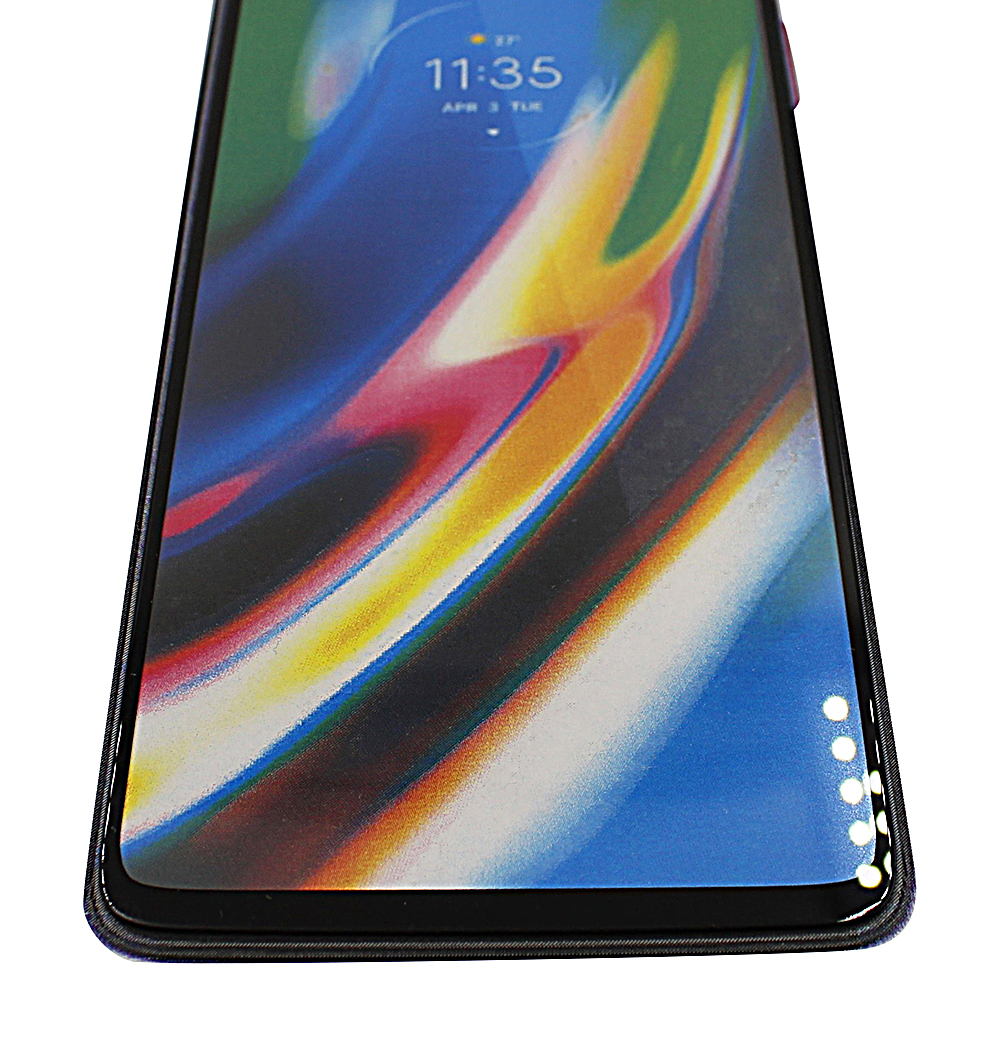 Full Frame Skjermbeskyttelse av glass Motorola Moto G9 Plus