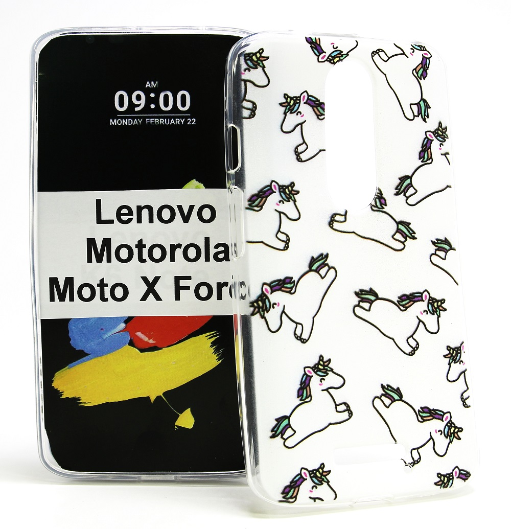 TPU Designdeksel Lenovo Moto X Force