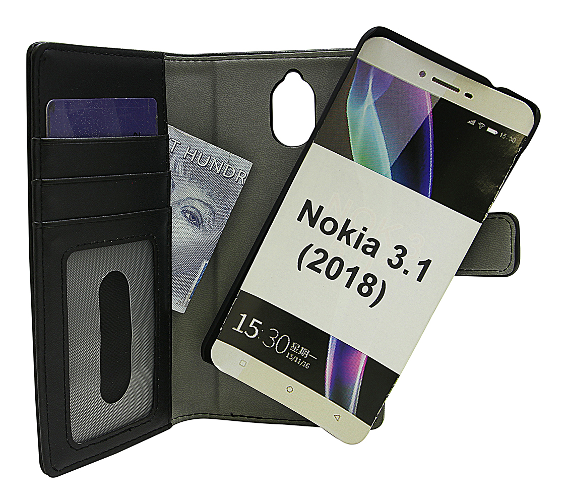 Skimblocker Magnet Wallet Nokia 3.1 (2018)