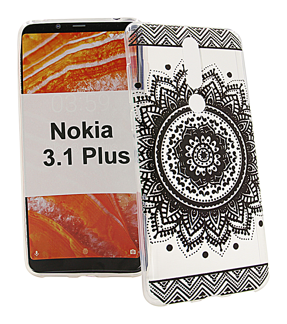 TPU Designdeksel Nokia 3.1 Plus