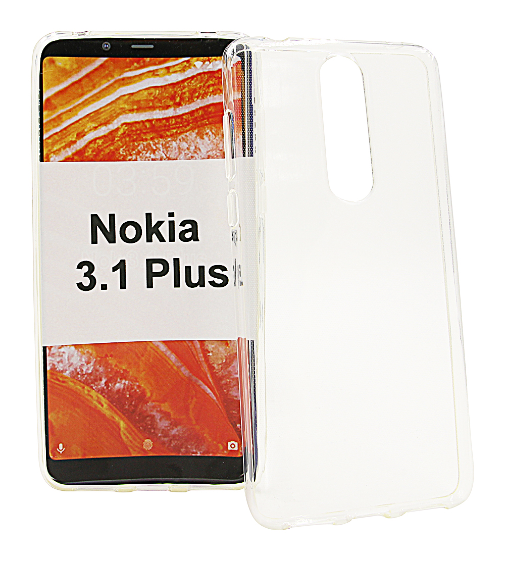 TPU-deksel for Nokia 3.1 Plus