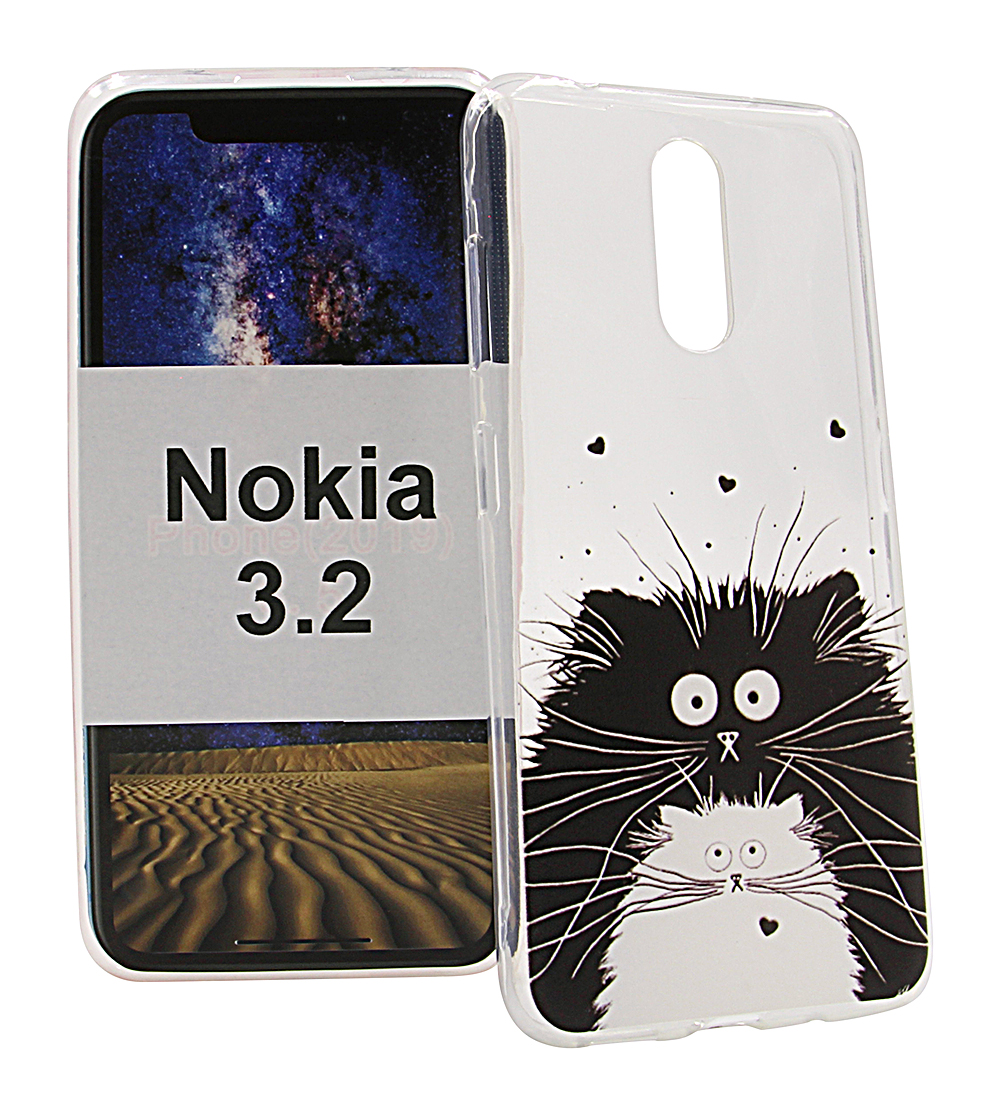 TPU Designdeksel Nokia 3.2