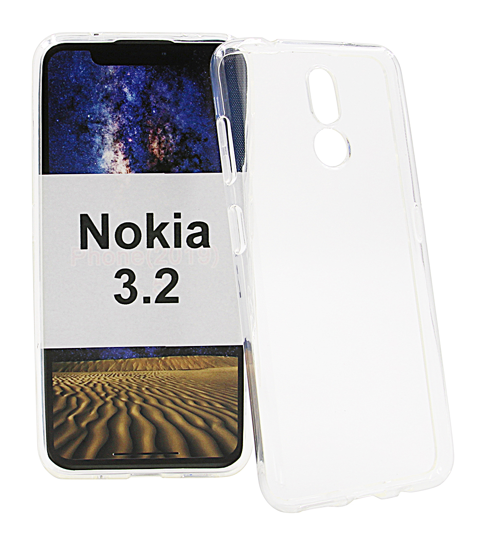 TPU-deksel for Nokia 3.2