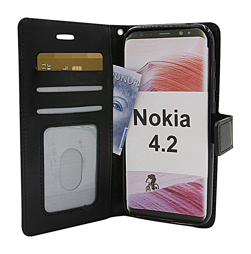 Crazy Horse Wallet Nokia 4.2