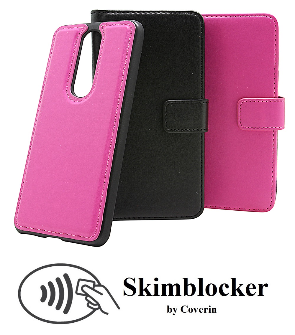 Skimblocker Magnet Wallet Nokia 5.1 Plus
