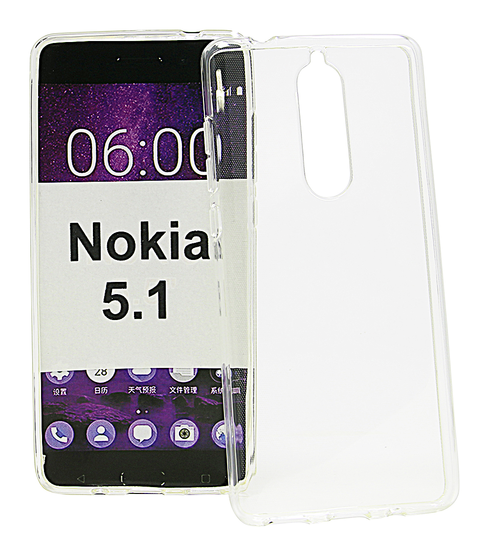 TPU-deksel for Nokia 5.1