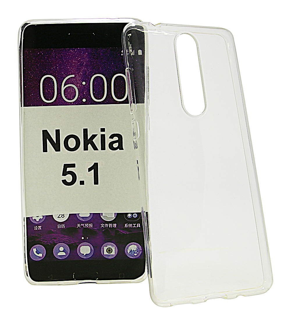 Ultra Thin TPU Deksel Nokia 5.1