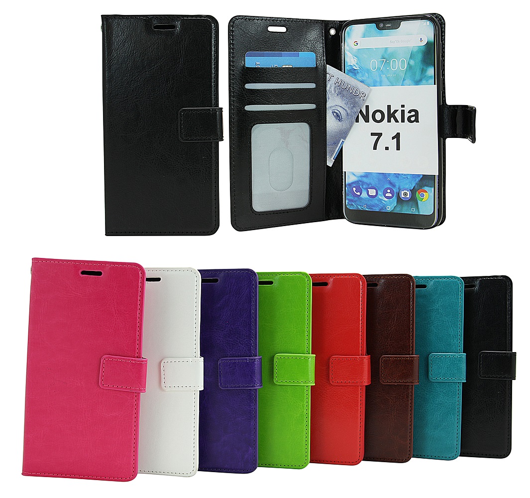 Crazy Horse Wallet Nokia 7.1
