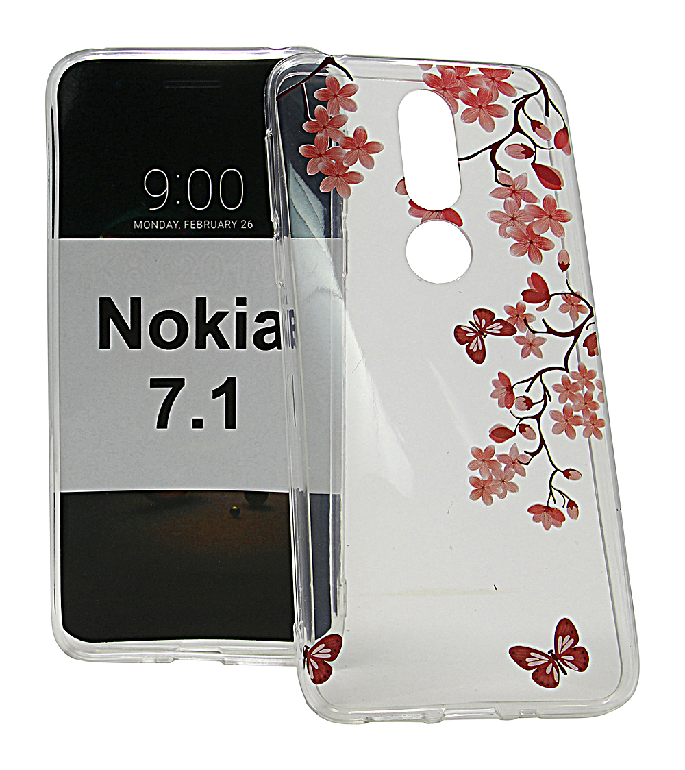 TPU Designdeksel Nokia 7.1