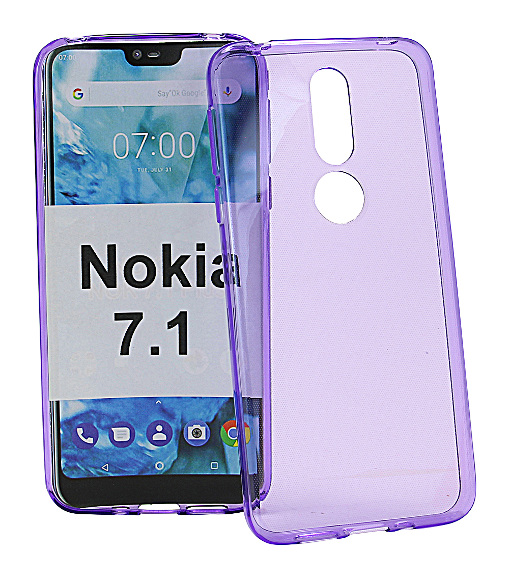 TPU-deksel for Nokia 7.1